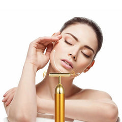 24K Gold  Beauty Bar Facial Roller Massager