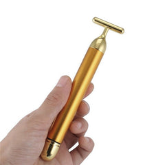 24K Gold  Beauty Bar Facial Roller Massager